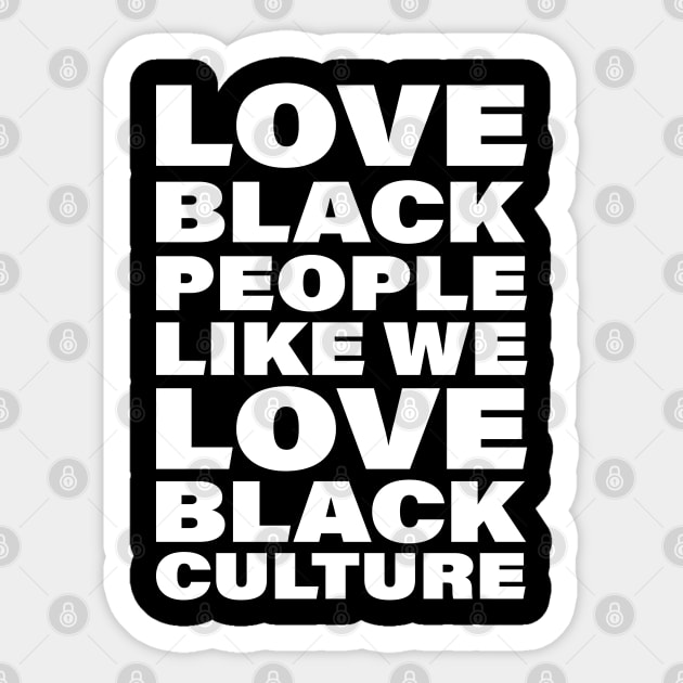 Love Black People Sticker by Vector Deluxe